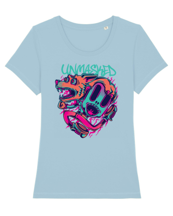 Unmasked Graffiti Sky Blue