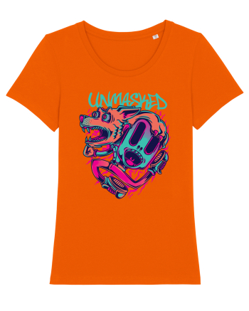 Unmasked Graffiti Bright Orange