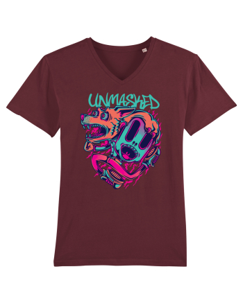 Unmasked Graffiti Burgundy