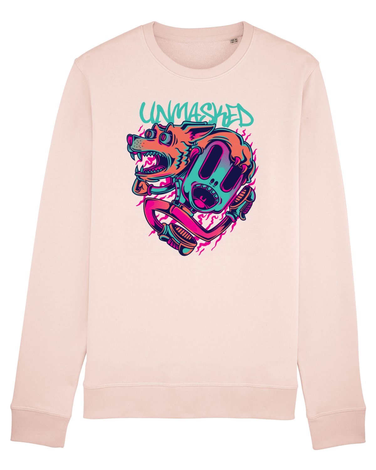 Bluză mânecă lungă Unisex Rise Candy Pink