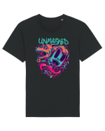 Unmasked Graffiti Tricou mânecă scurtă Unisex Rocker