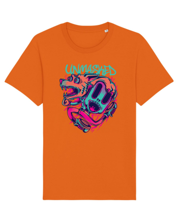 Unmasked Graffiti Bright Orange