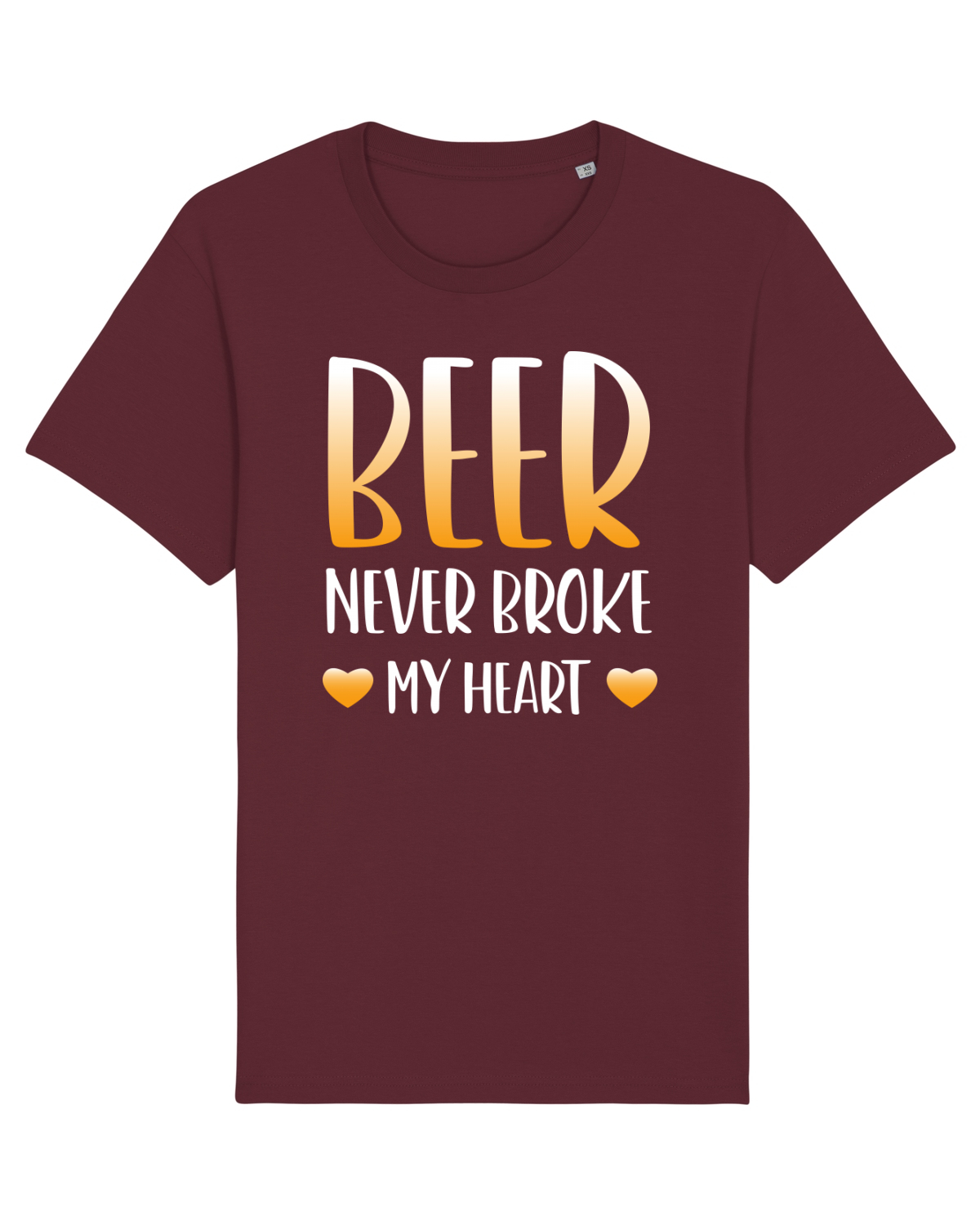 Tricou mânecă scurtă Unisex Rocker Burgundy