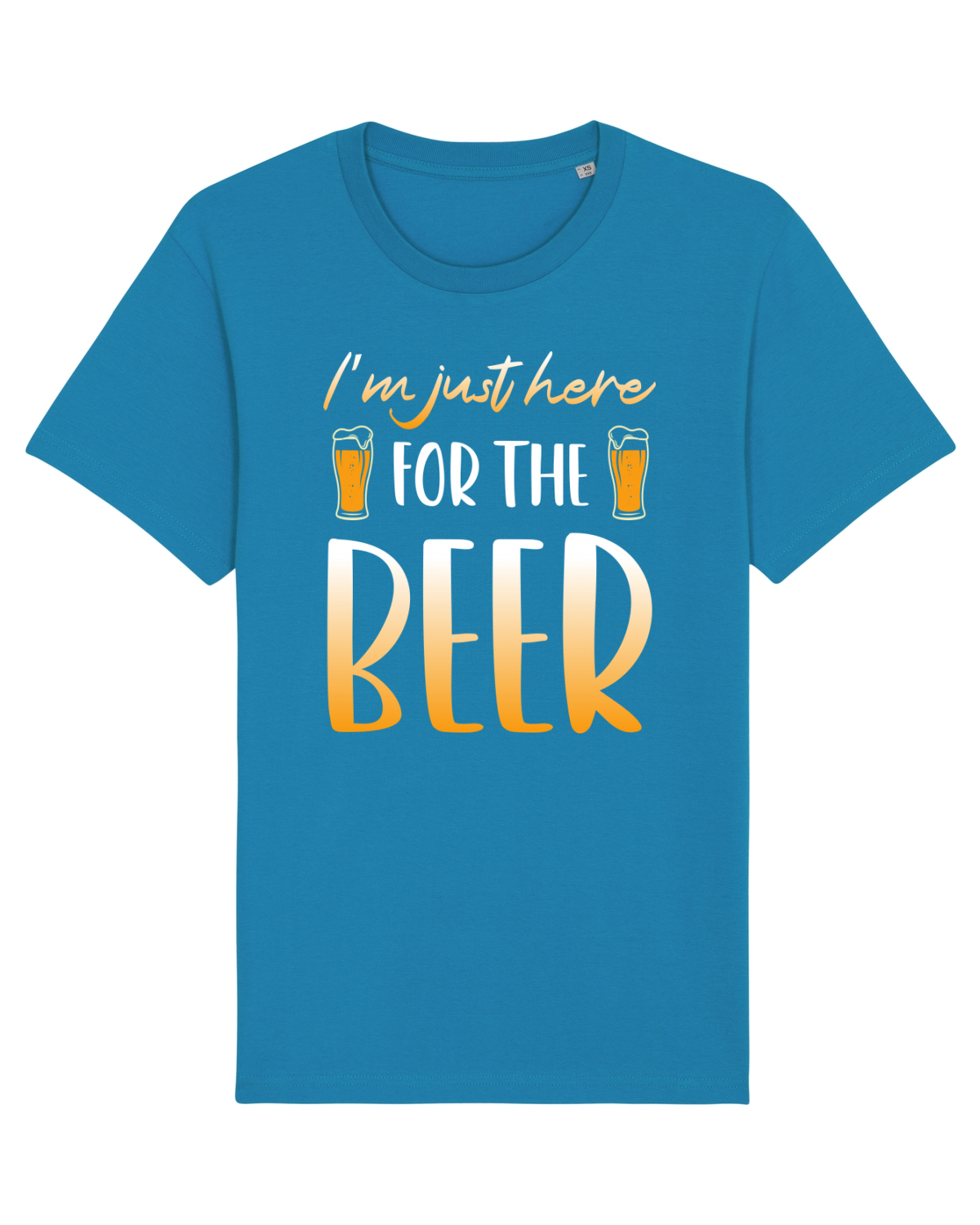 Tricou mânecă scurtă Unisex Rocker Azur