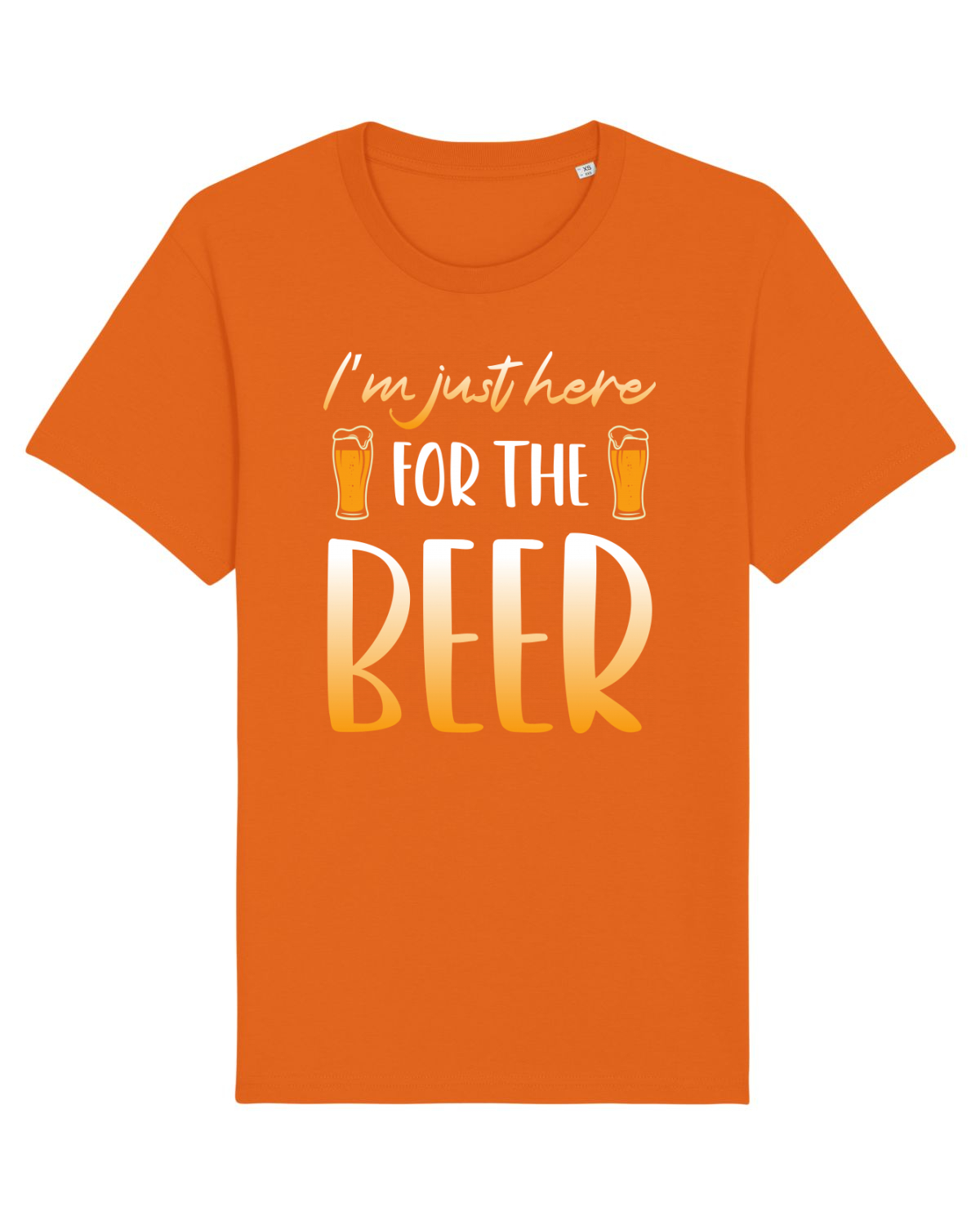Tricou mânecă scurtă Unisex Rocker Bright Orange
