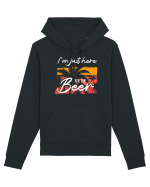 I'm just here for the beer Hanorac Unisex Drummer