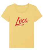 LOCA Tricou mânecă scurtă guler larg fitted Damă Expresser