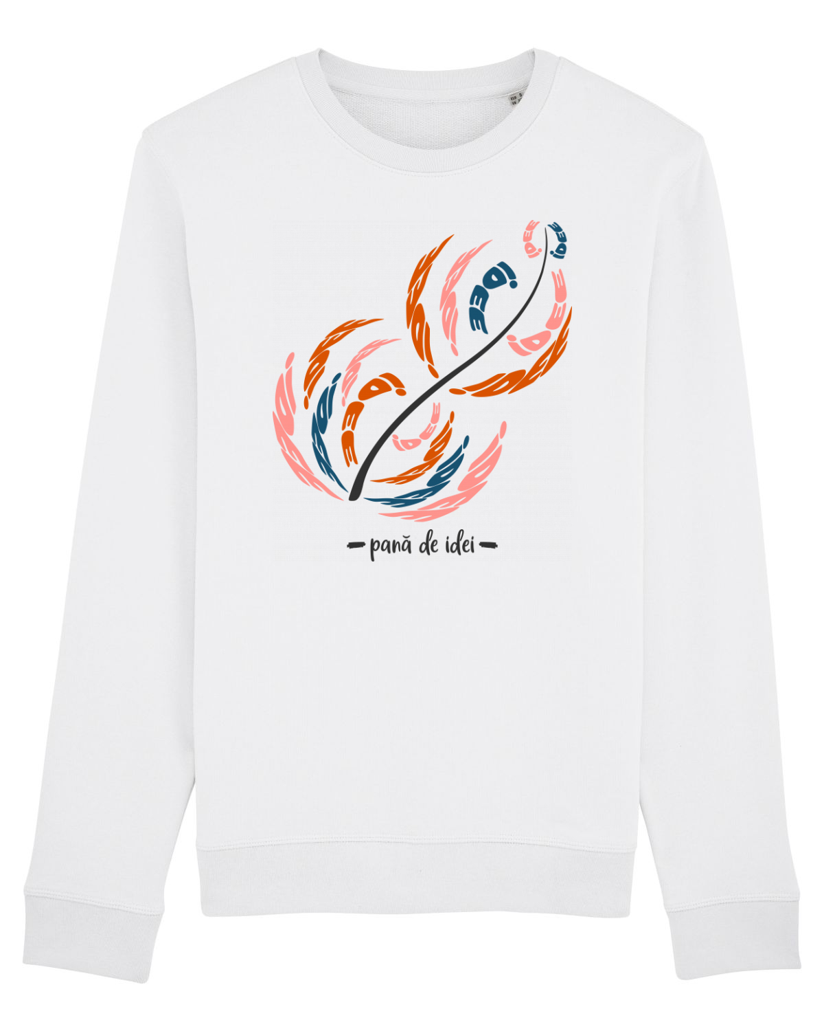 Bluză mânecă lungă Unisex Rise White