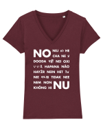 Nopity nope Tricou mânecă scurtă guler V Damă Evoker