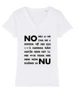 Nopity nope Tricou mânecă scurtă guler V Damă Evoker