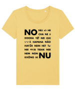 Nopity nope Tricou mânecă scurtă guler larg fitted Damă Expresser