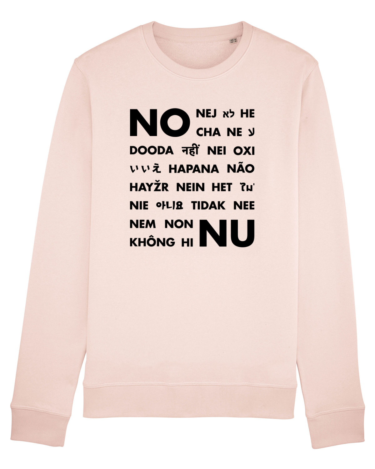 Bluză mânecă lungă Unisex Rise Candy Pink