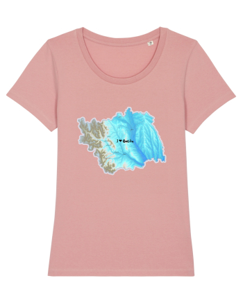 Bacău County Map Canyon Pink