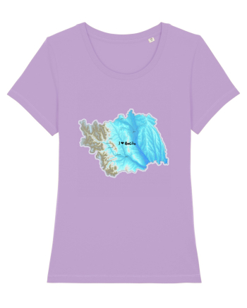 Bacău County Map Lavender Dawn