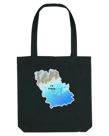 Prahova County Map Black