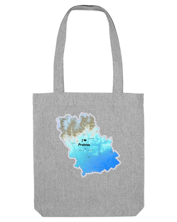 Prahova County Map Heather Grey