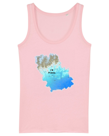 Prahova County Map Cotton Pink