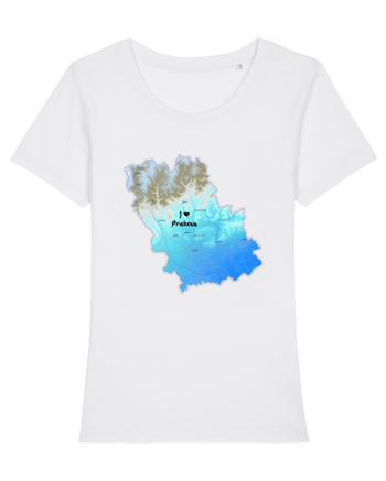 Prahova County Map White
