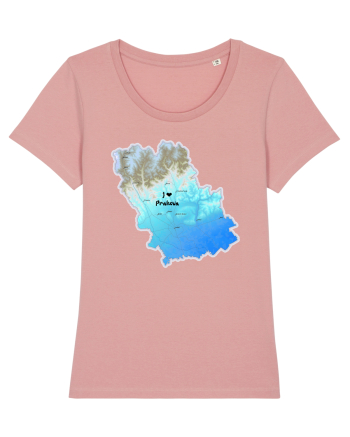 Prahova County Map Canyon Pink