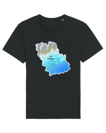 Prahova County Map Black