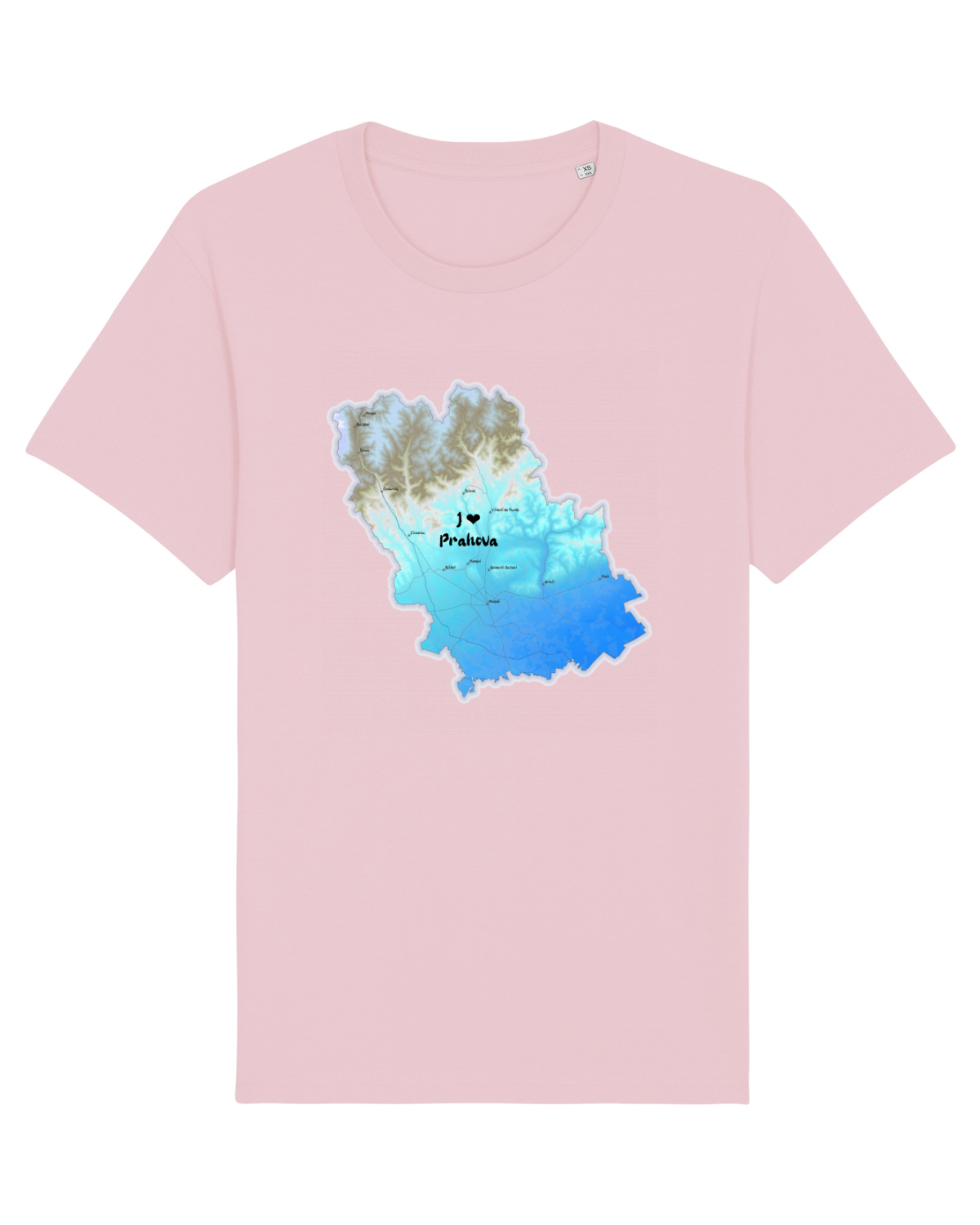 Tricou mânecă scurtă Unisex Rocker Cotton Pink