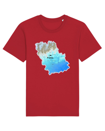 Prahova County Map Red