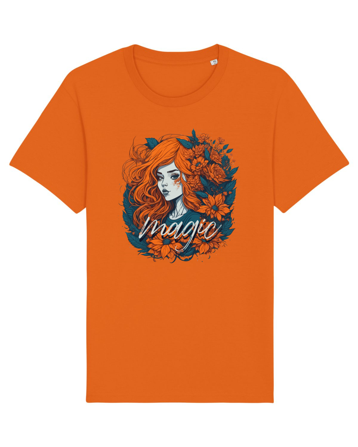 Tricou mânecă scurtă Unisex Rocker Bright Orange