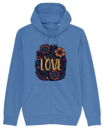 Love - flori boho Hanorac cu fermoar Unisex Connector