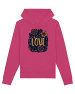 Love - flori boho Hanorac Unisex Drummer