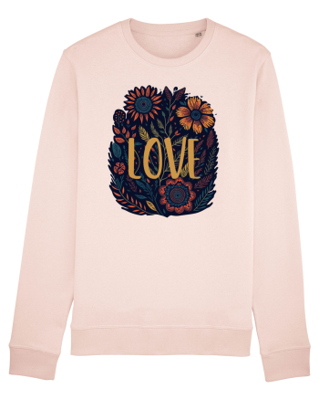 Love - flori boho Candy Pink
