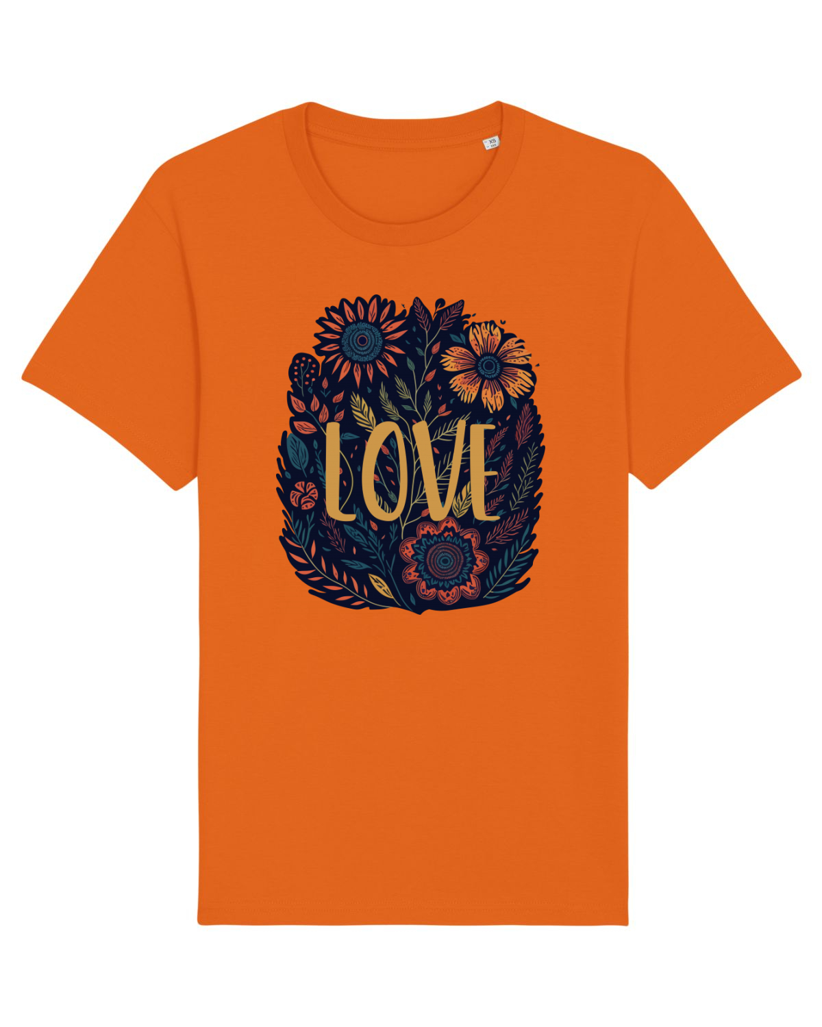 Tricou mânecă scurtă Unisex Rocker Bright Orange
