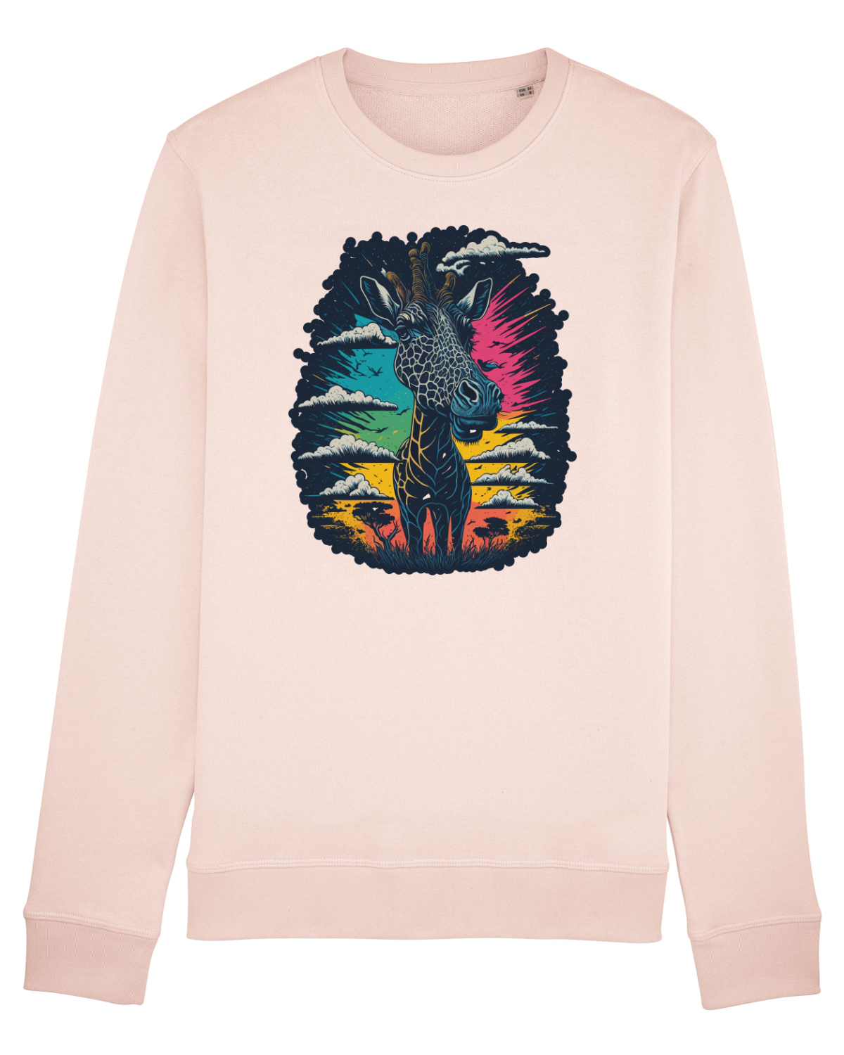 Bluză mânecă lungă Unisex Rise Candy Pink