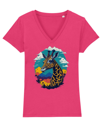 Girafa semiprofil Raspberry