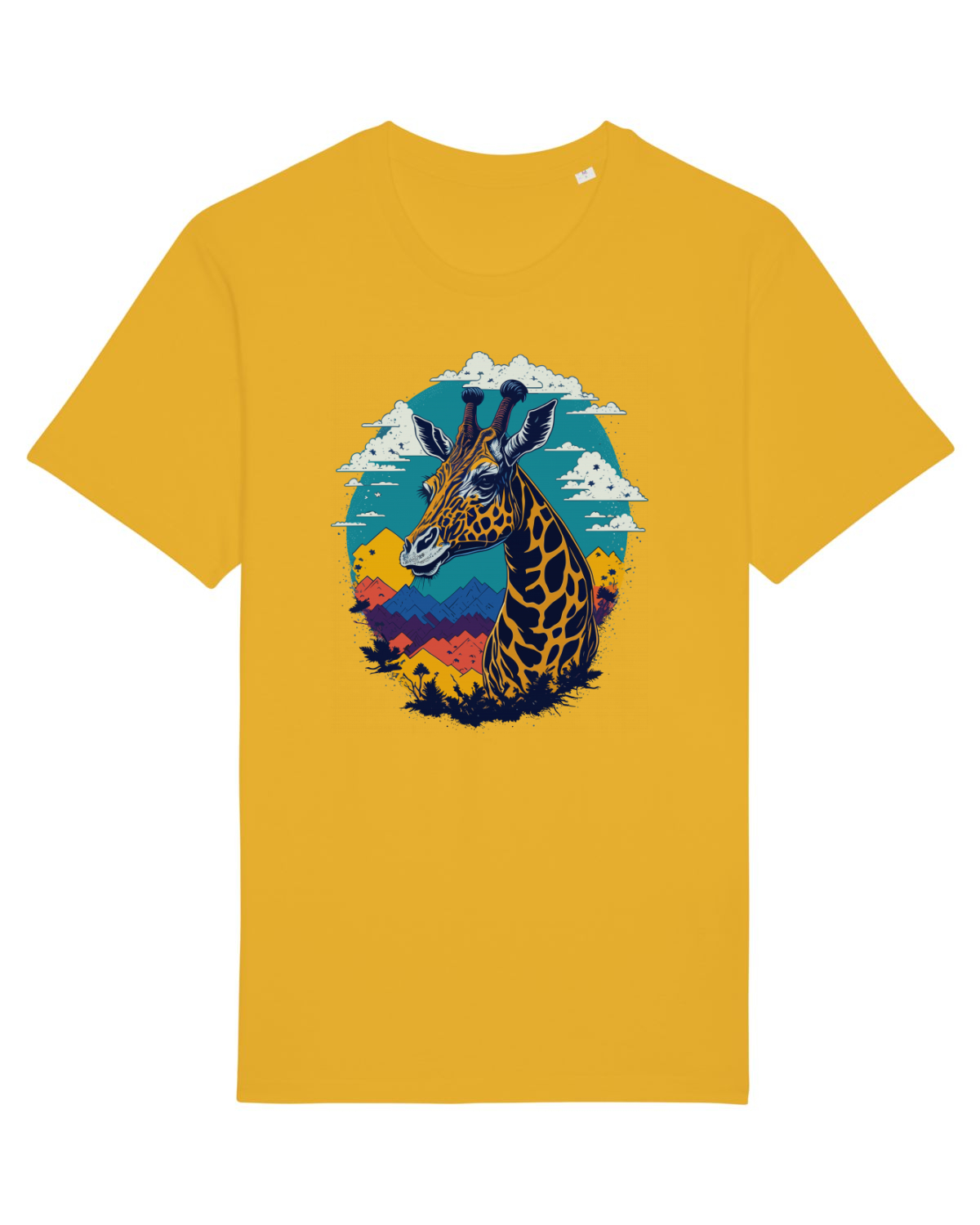 Tricou mânecă scurtă Unisex Rocker Spectra Yellow