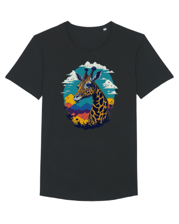 Girafa semiprofil Black