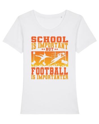 School Is Important But Football Is Importanter White