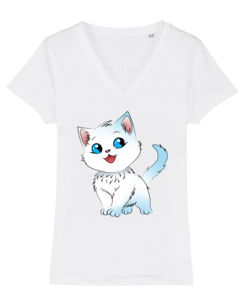 Happy Cat White
