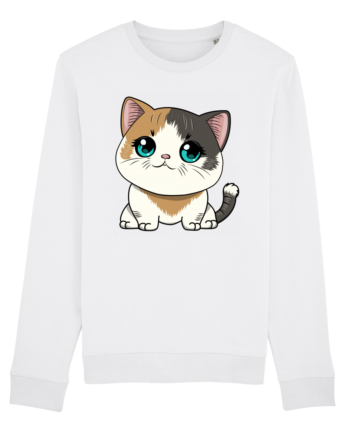Bluză mânecă lungă Unisex Rise White