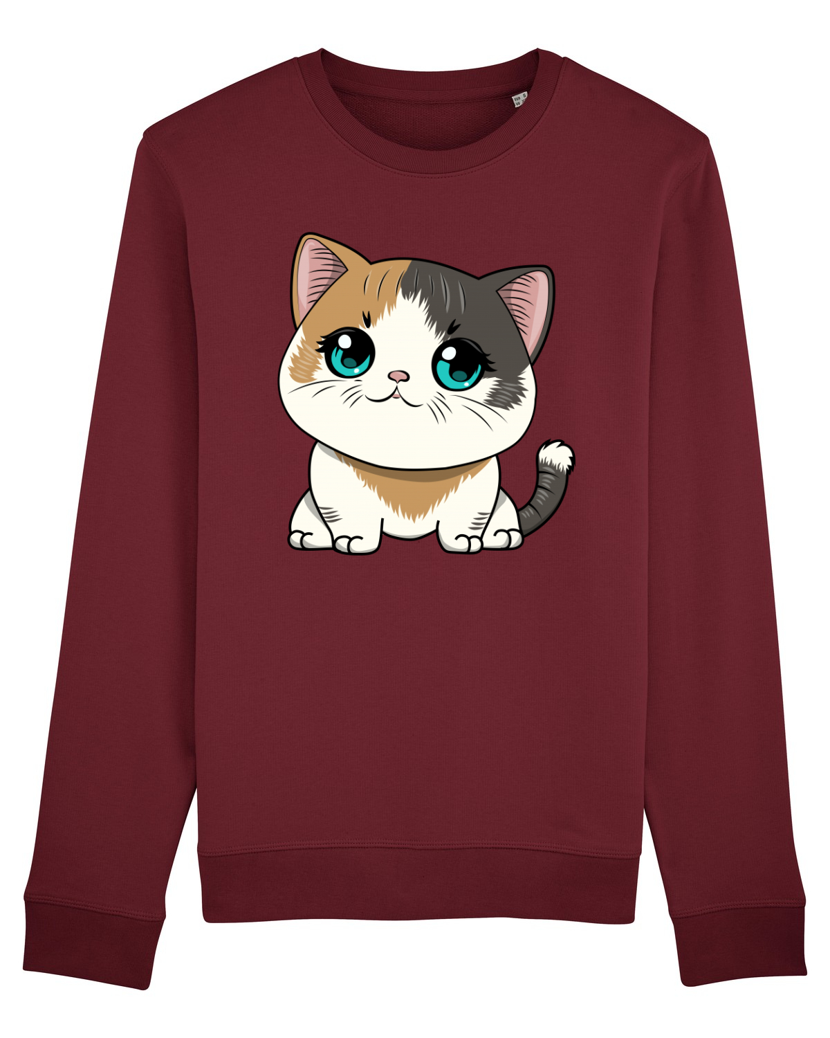Bluză mânecă lungă Unisex Rise Burgundy