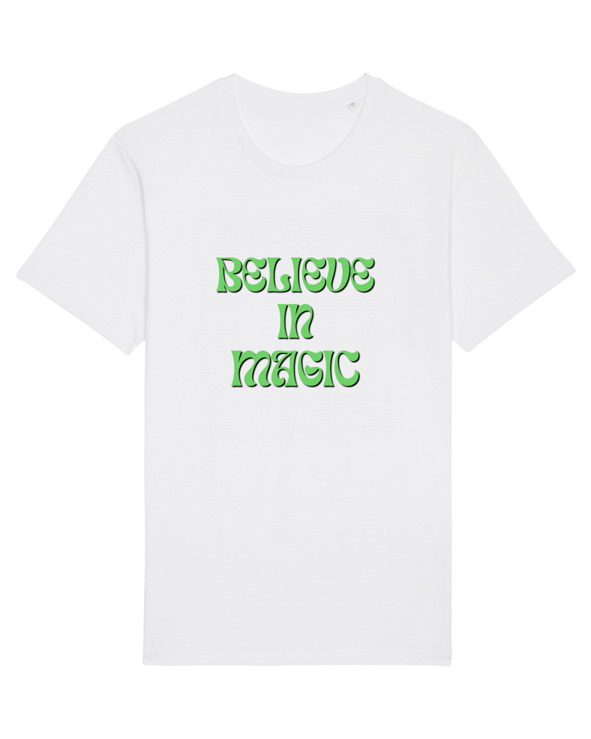 Tricou mânecă scurtă Unisex Rocker White