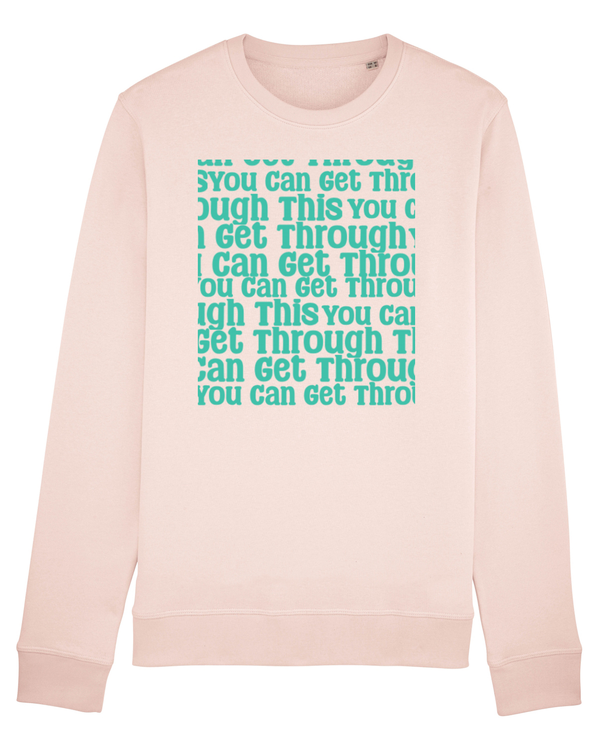 Bluză mânecă lungă Unisex Rise Candy Pink
