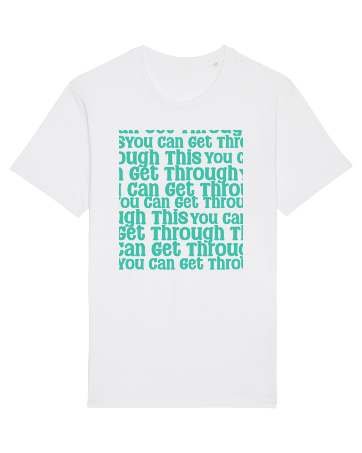 Tricou mânecă scurtă Unisex Rocker White