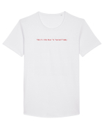 Talk a litter nice to yourself today Tricou mânecă scurtă guler larg Bărbat Skater