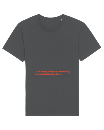 i am taking charge of constructing the individual i aspire to be Anthracite