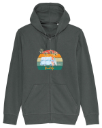 Vanlife Beach Hanorac cu fermoar Unisex Connector