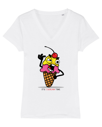 It`s I scream time White