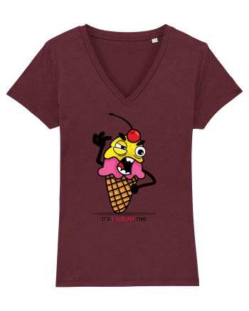 It`s I scream time Burgundy