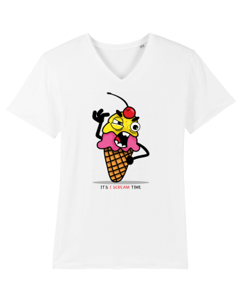 It`s I scream time White