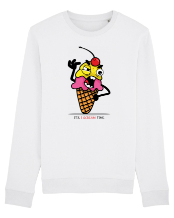 It`s I scream time White