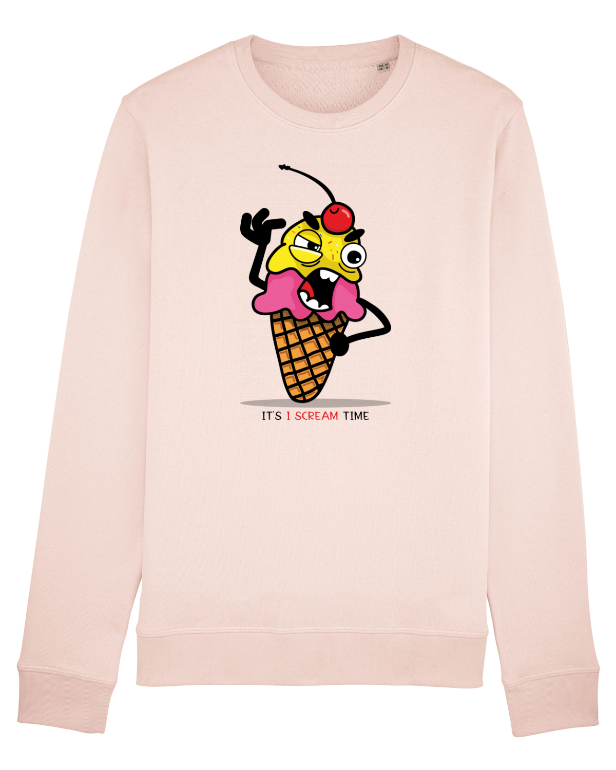 Bluză mânecă lungă Unisex Rise Candy Pink